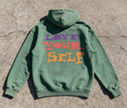 LOVE YOUR SELF Oversized Fleece Hoodie