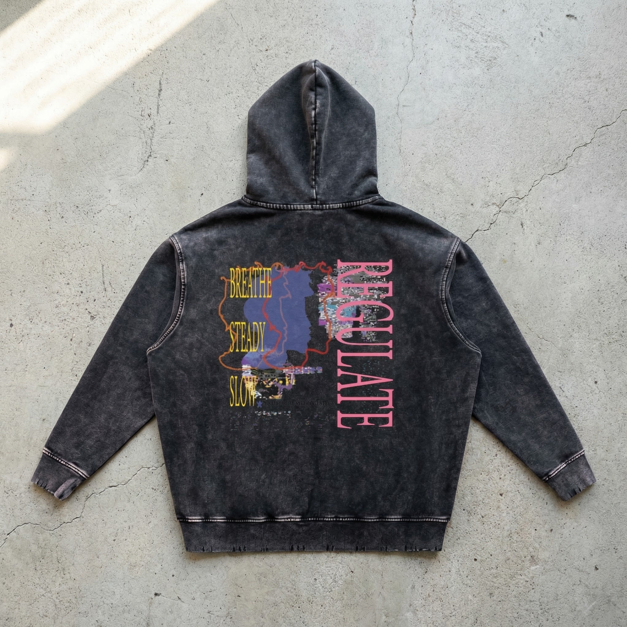 REGULATE Hand-Frayed Heavyweight  Hoodie