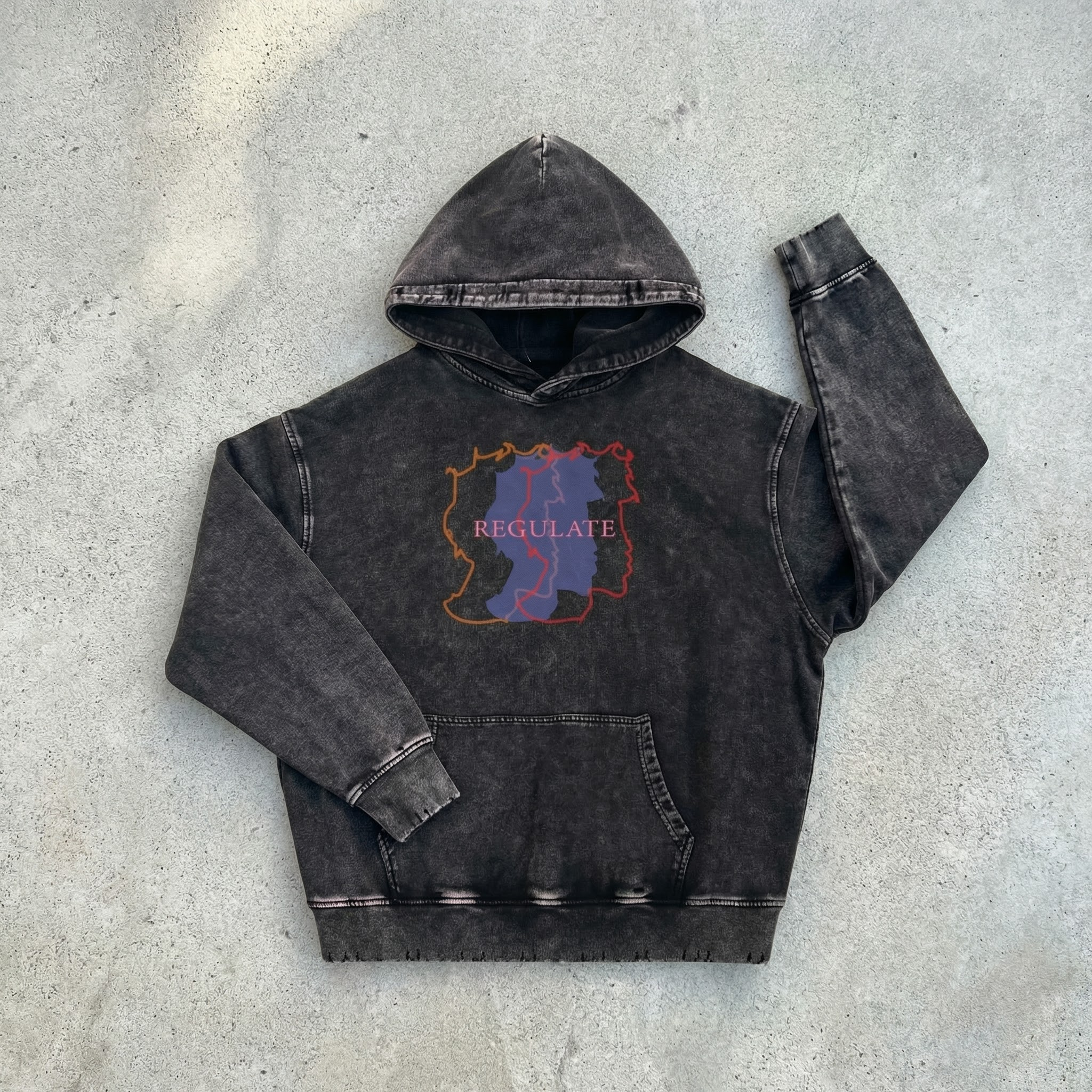 REGULATE Hand-Frayed Heavyweight  Hoodie