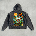 TEND YOUR ROOTS Vintage Washed Hoodie