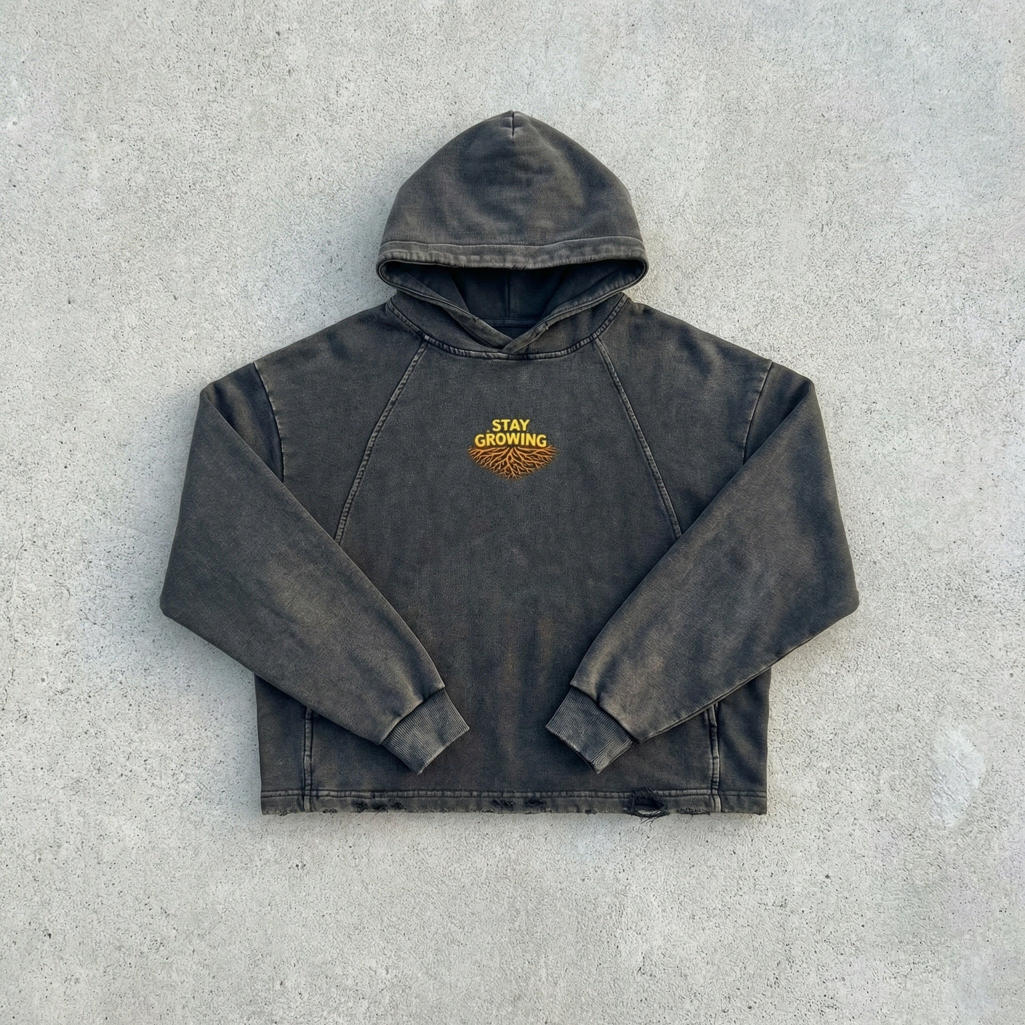 TEND YOUR ROOTS Vintage Washed Hoodie