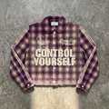 Inner Control – Plaid Embroidered Cropped Jacket
