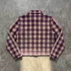 Inner Control – Plaid Embroidered Cropped Jacket