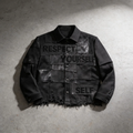 Self Respect Panel - Distressed Cropped Jacket