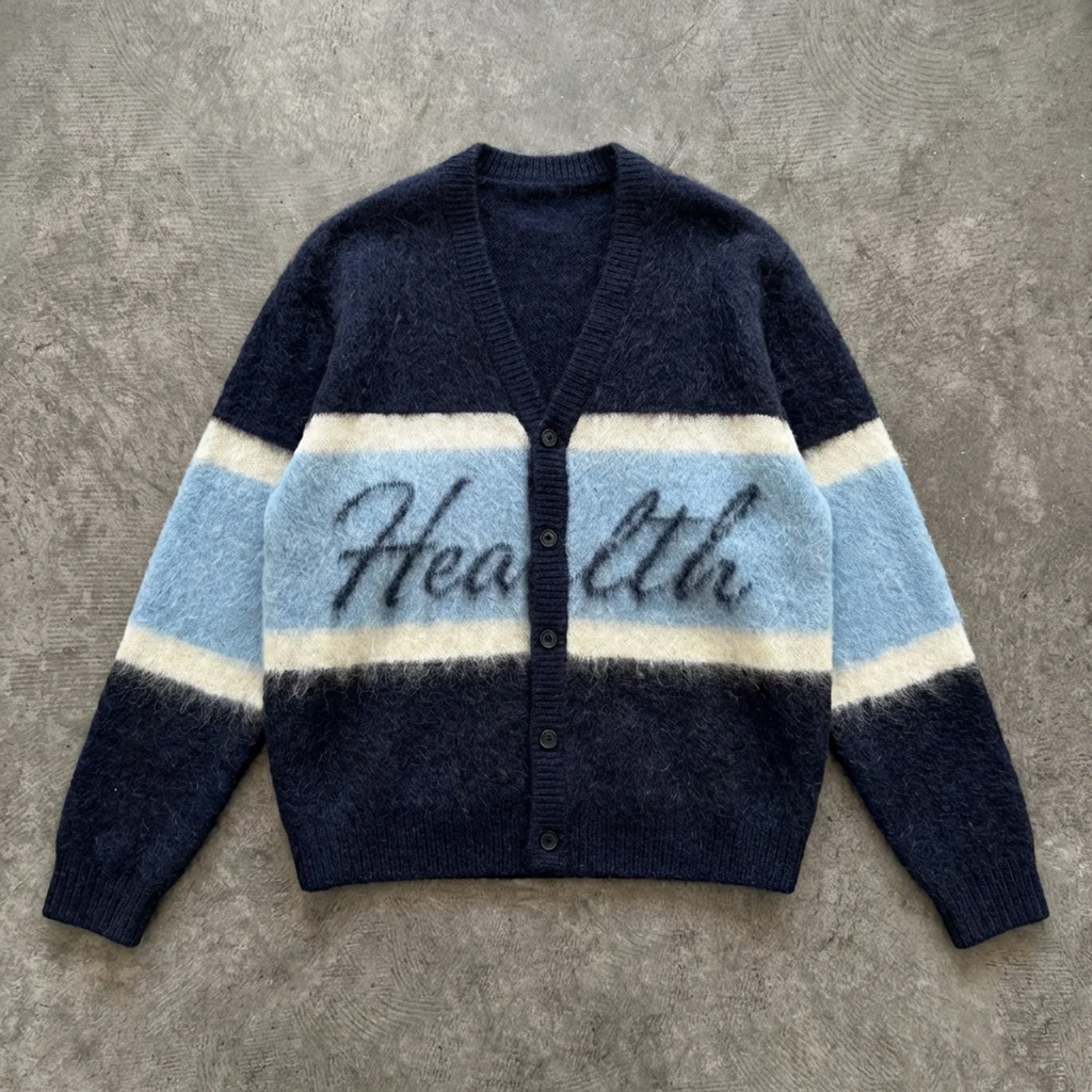 Mental State – Gradient Script Cardigan