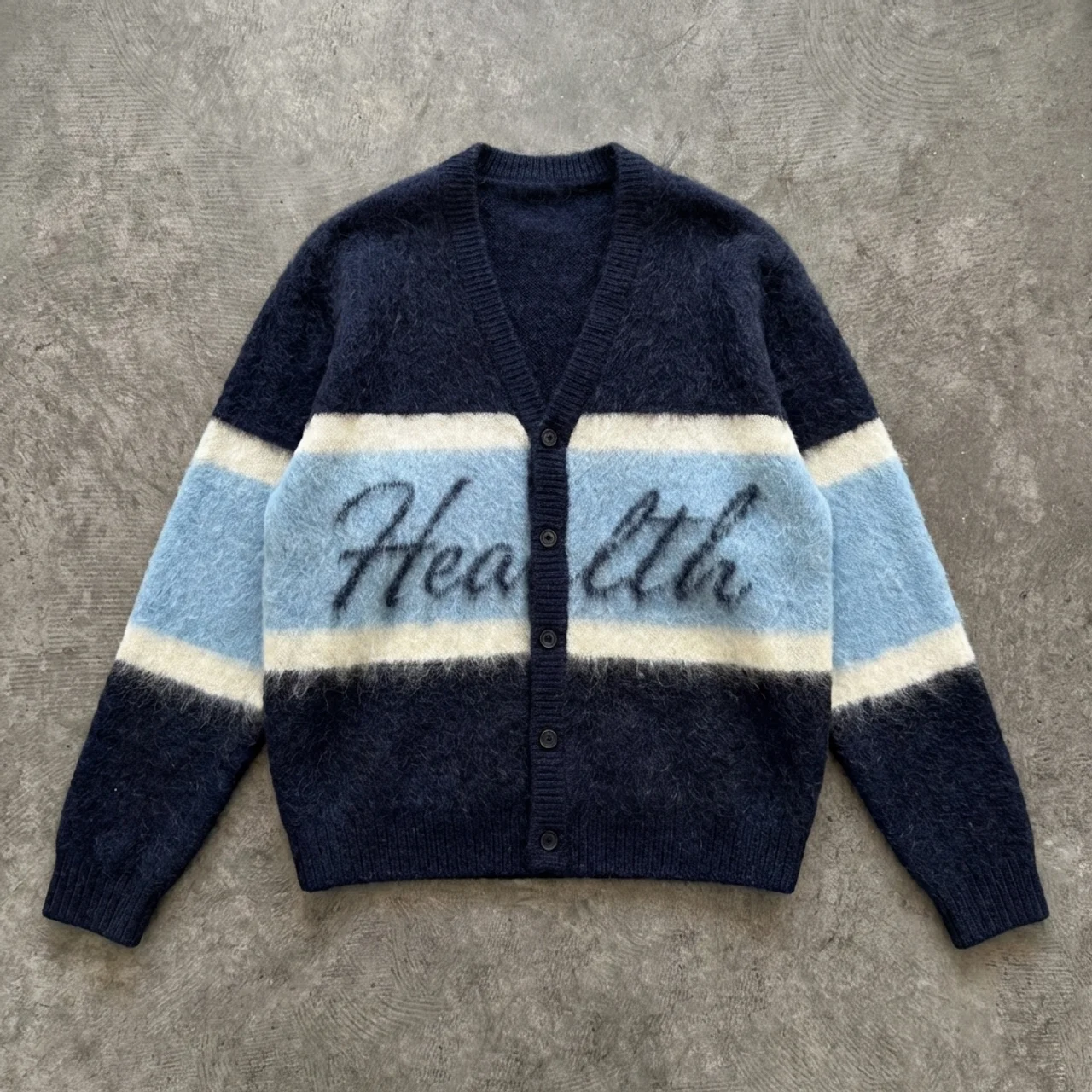 Mental State – Gradient Script Cardigan